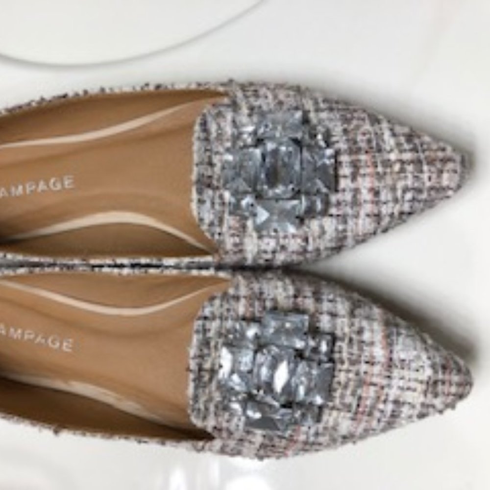 Rampage rhinestone tweed 9M